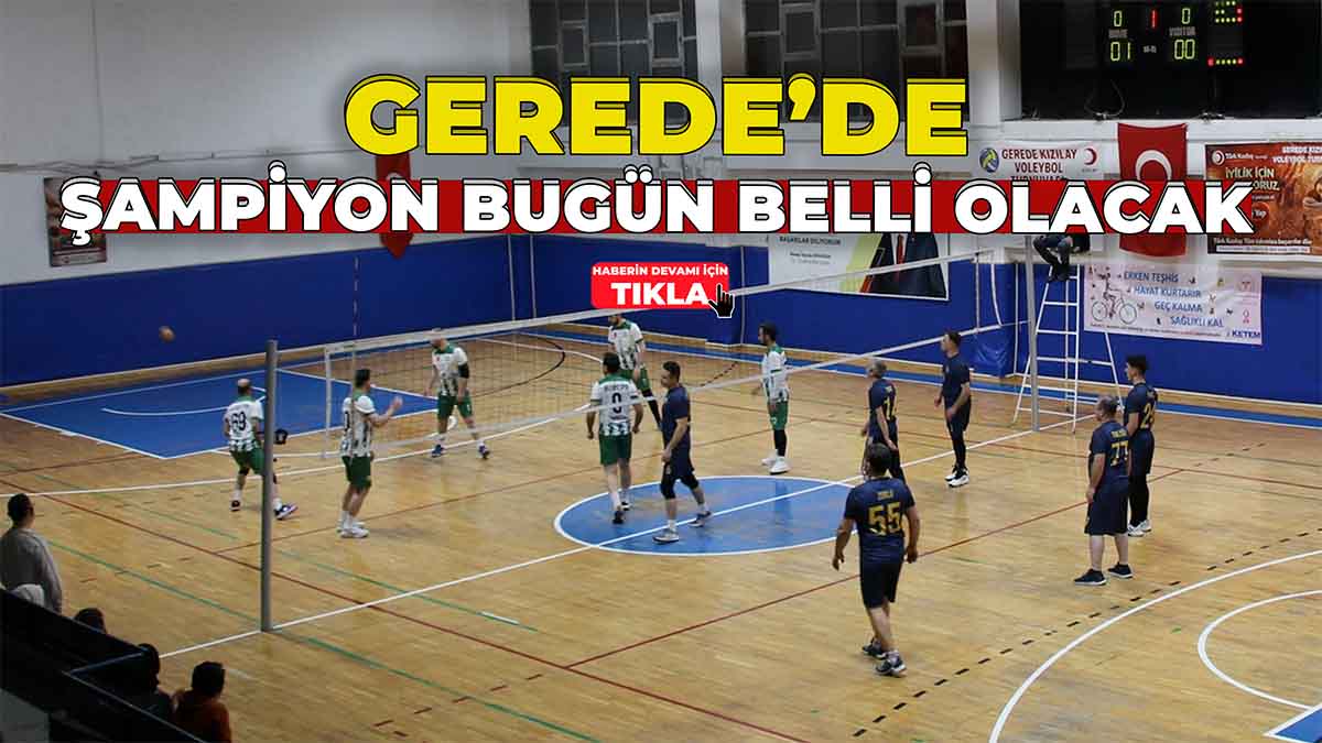 Gerede Voleybol Final
