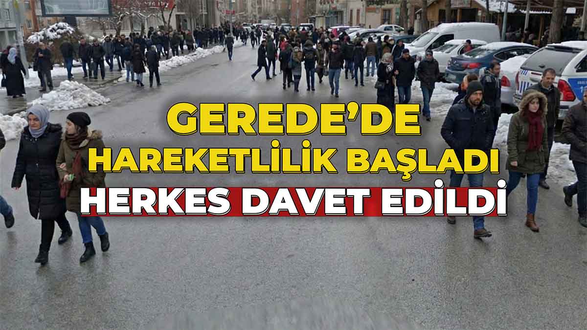 Gerede'de Hareketlilik Başladı