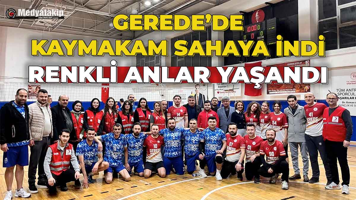 Gerede’de Kaymakam Sahaya İndi