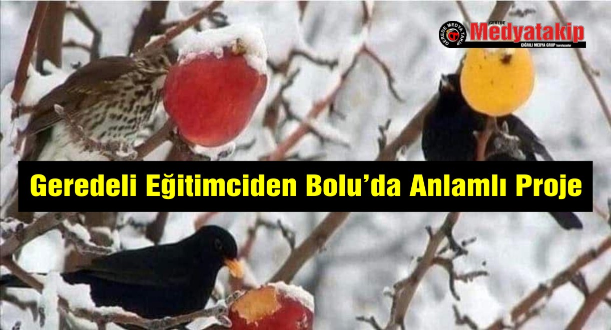 Geredeli Eğitimciden Bolu’da Anlamlı Proje