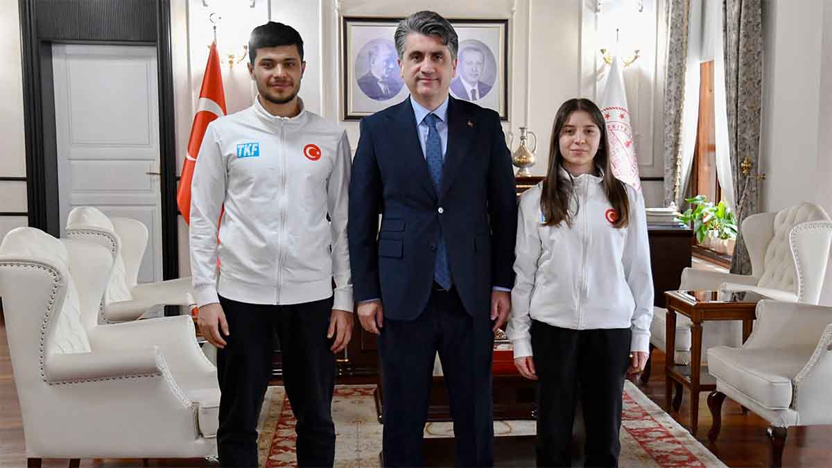 Geredeli Olimpiyatçılar Vali Aydın’ı Ziyaret Etti2