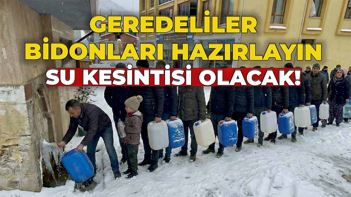 Geredeliler Bidonları Hazırlayın
