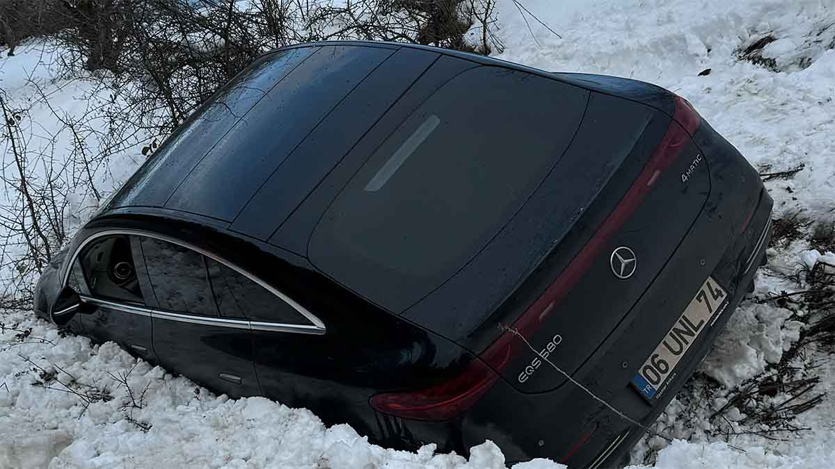 Kartalkaya Yolunda Korkutan Kaza