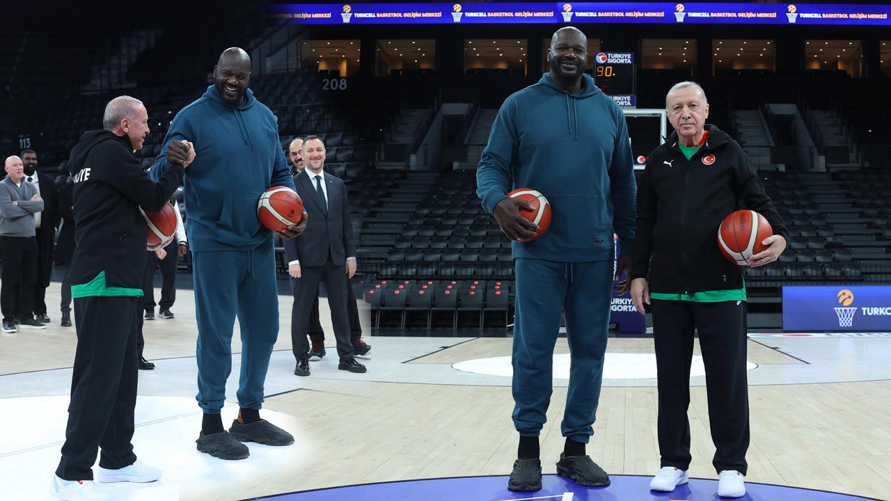 Recep Tayyip Erdoğan ve Shaquille O'Neal