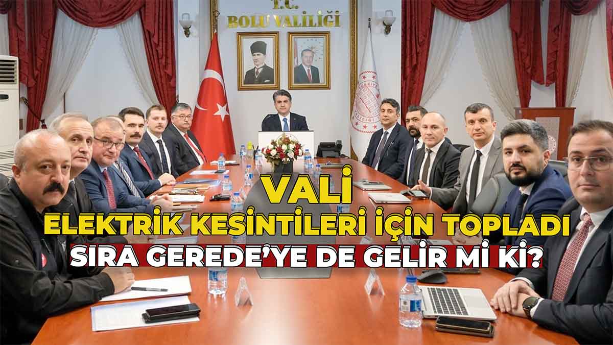 Vali Elektrik Kesintileri İçin Topladı