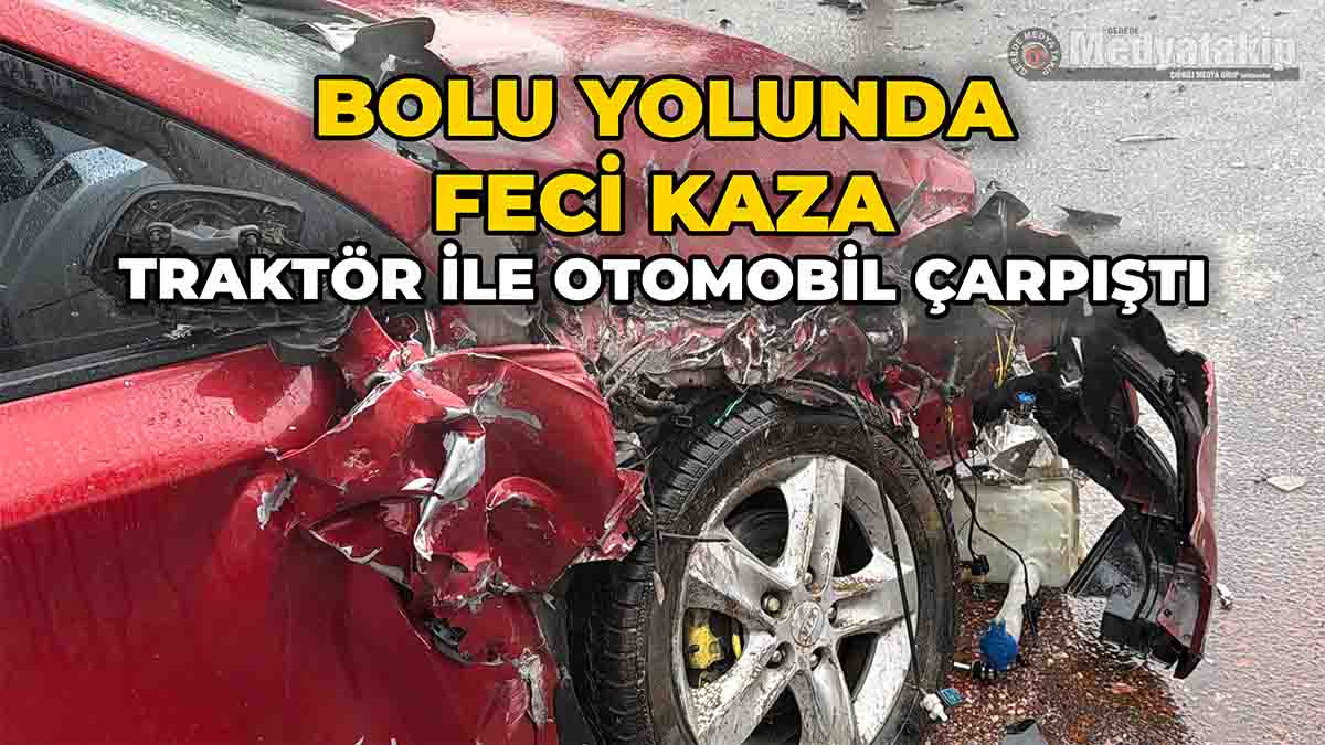 Bolu Yolunda Feci Kaza