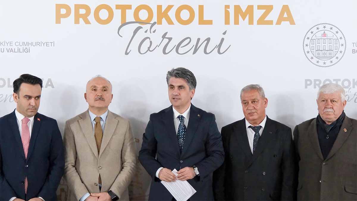 Bolu’da 6 Proje İçin İmza Töreni Gerçekleştirildi