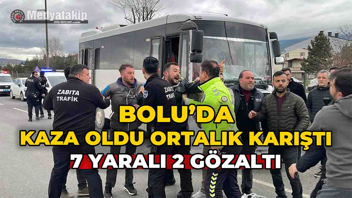 Bolu’da Kaza Oldu