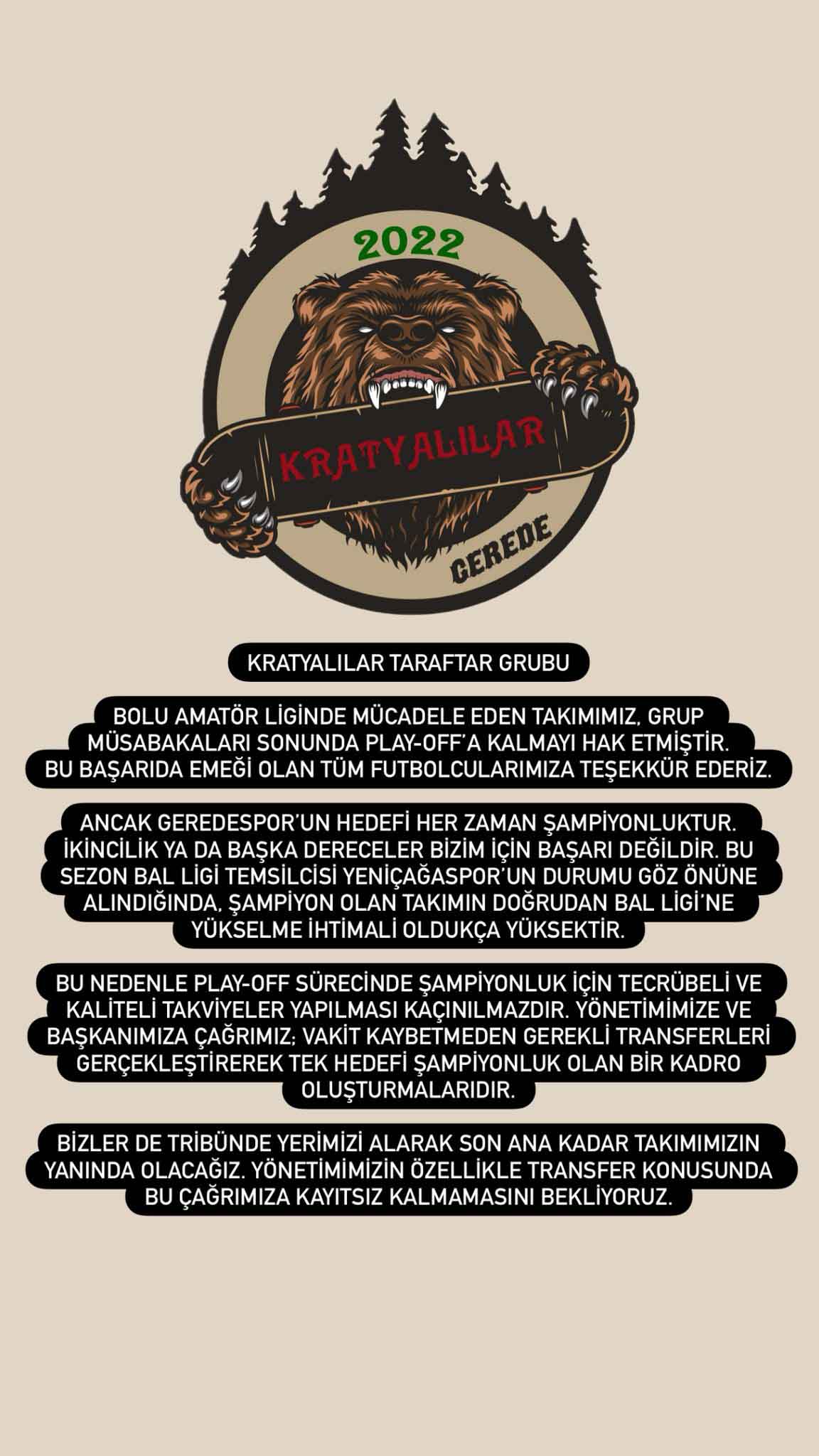 Gerede İçin Büyük Fırsat2