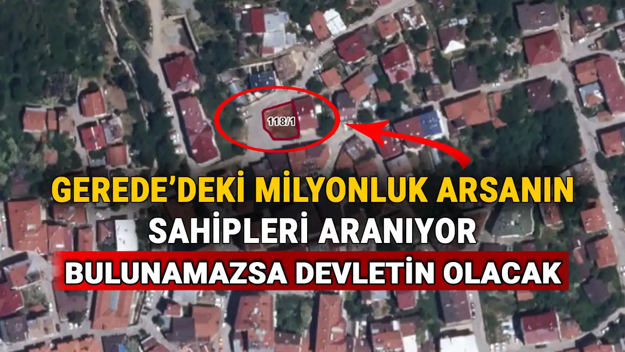 Gerede'deki Milyonluk Arsanın Sahipleri Aranıyor, Bulunamazsa Devletin Olacak