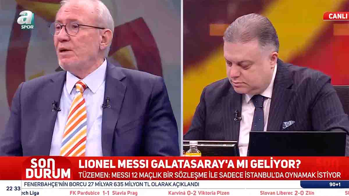 Levent Tüzemen Galatasaray Transfer“Gelen bilgiyi söylüyorum; Messi, sadece İstanbul'da oynamak ve deplasmana gitmemek kaydıyla 12 maçlık sözleşmeyle istedi.”