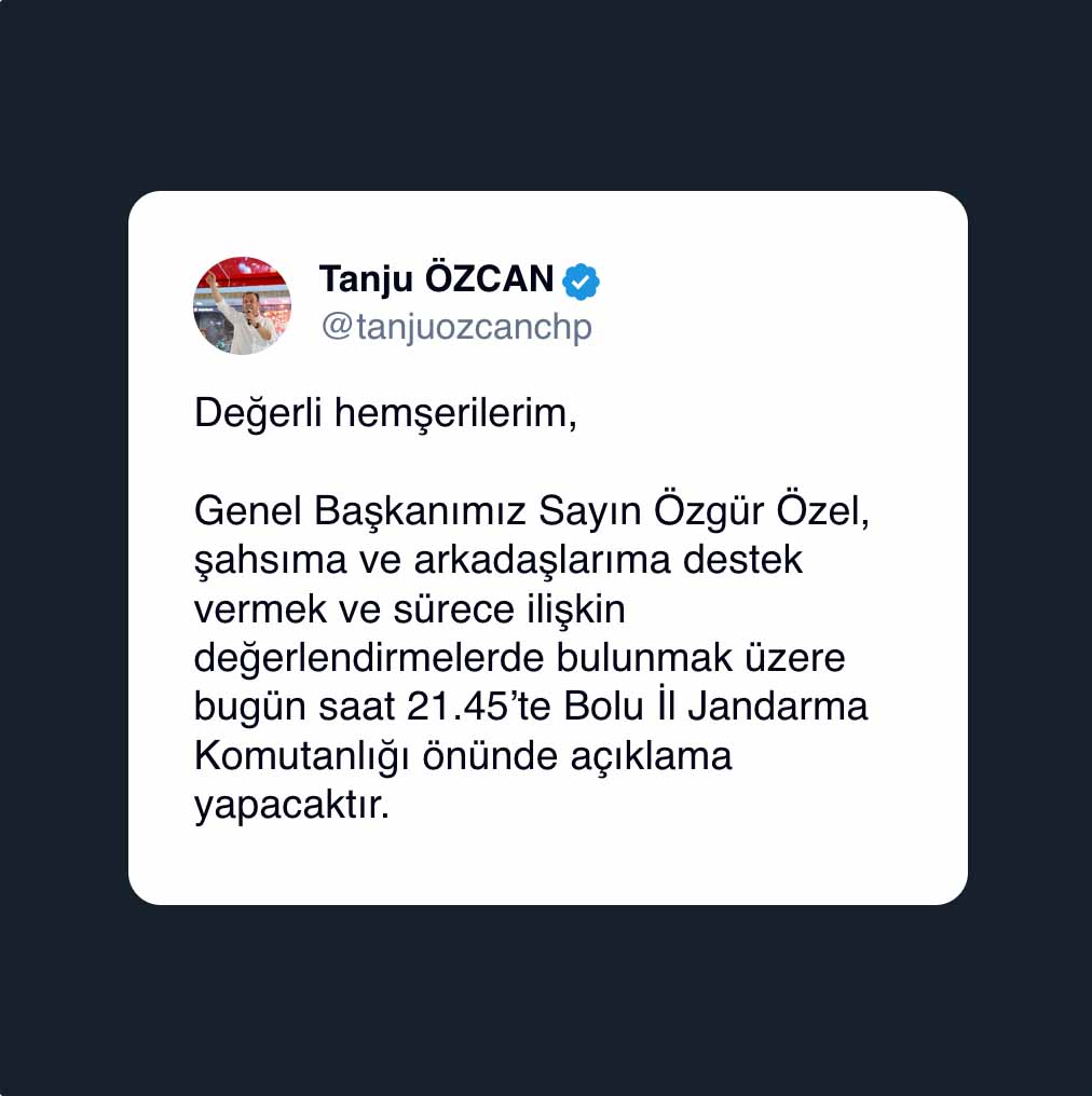 Tanju Özcan Özgür Özel