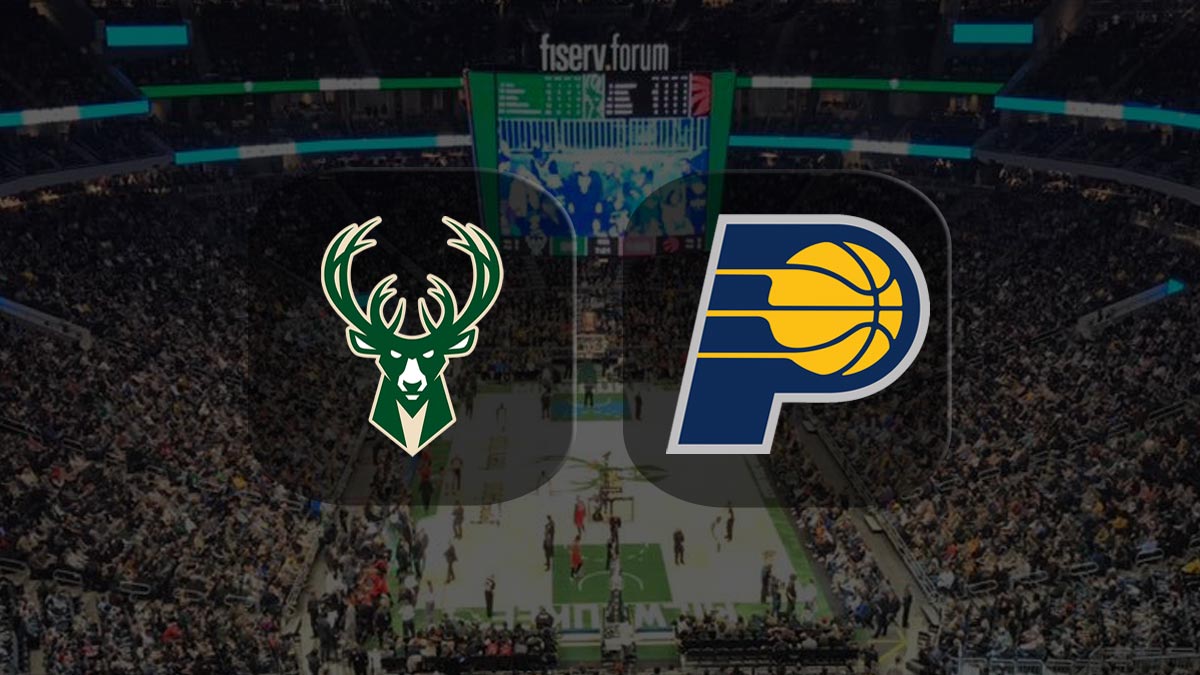 milwaukee bucks ve indiana pacers logo