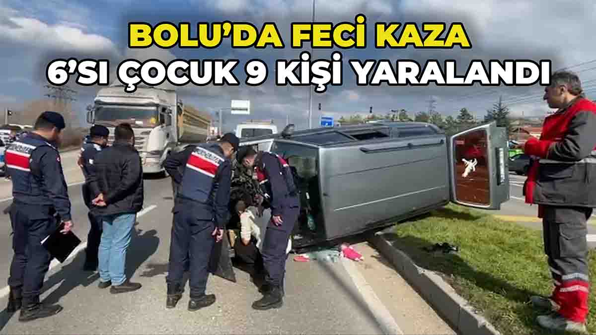Bolu’da Feci Kaza