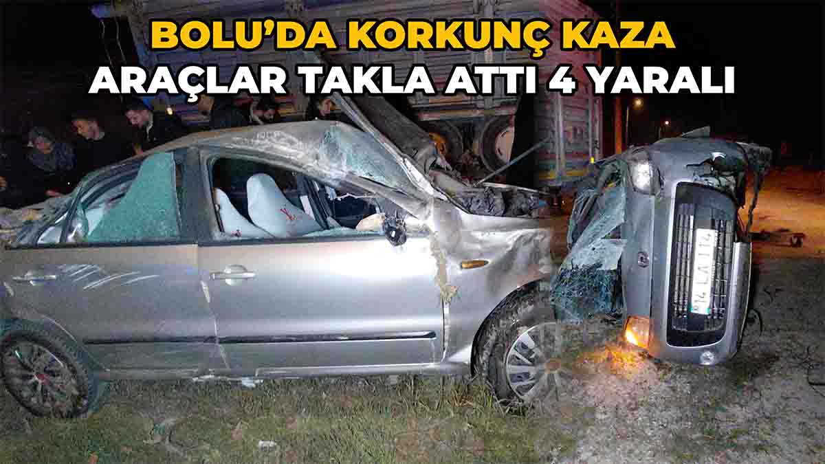 Bolu’da Korkunç Kaza