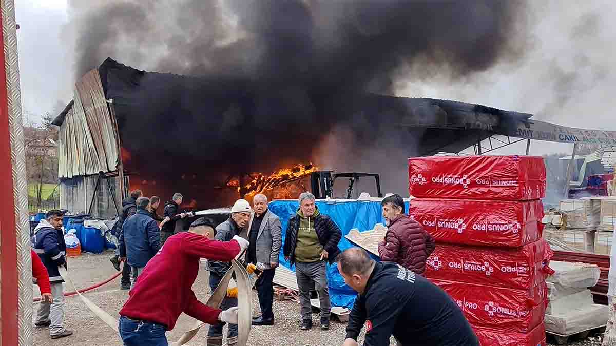 Bolu’da Yine Yangın Büyük Hasar Oluştu2