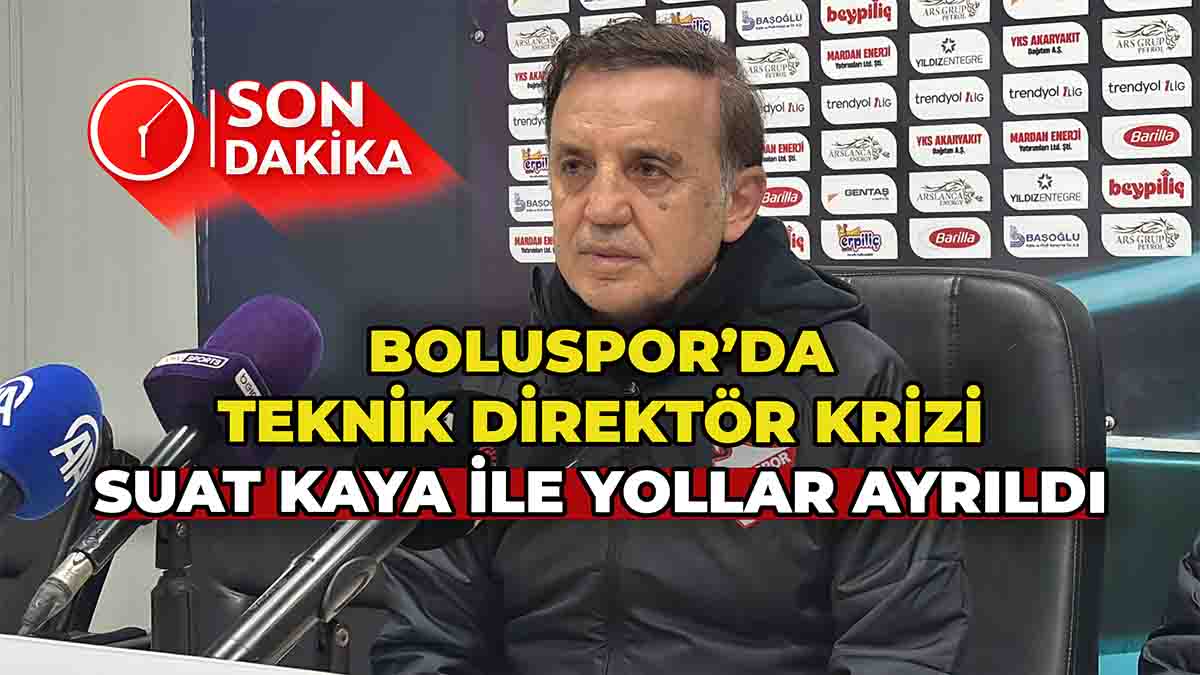 Boluspor’da Teknik Direktör Krizi2