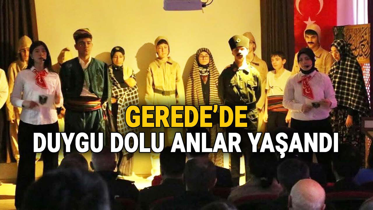Gerede'de Duygu Dolu Anlar Yaşandı
