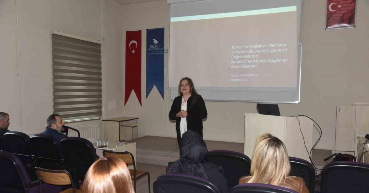 duzce universitesinde stratejik cevresel degerlendirmenin onemi ele alindi YbWwLCDA.jpg