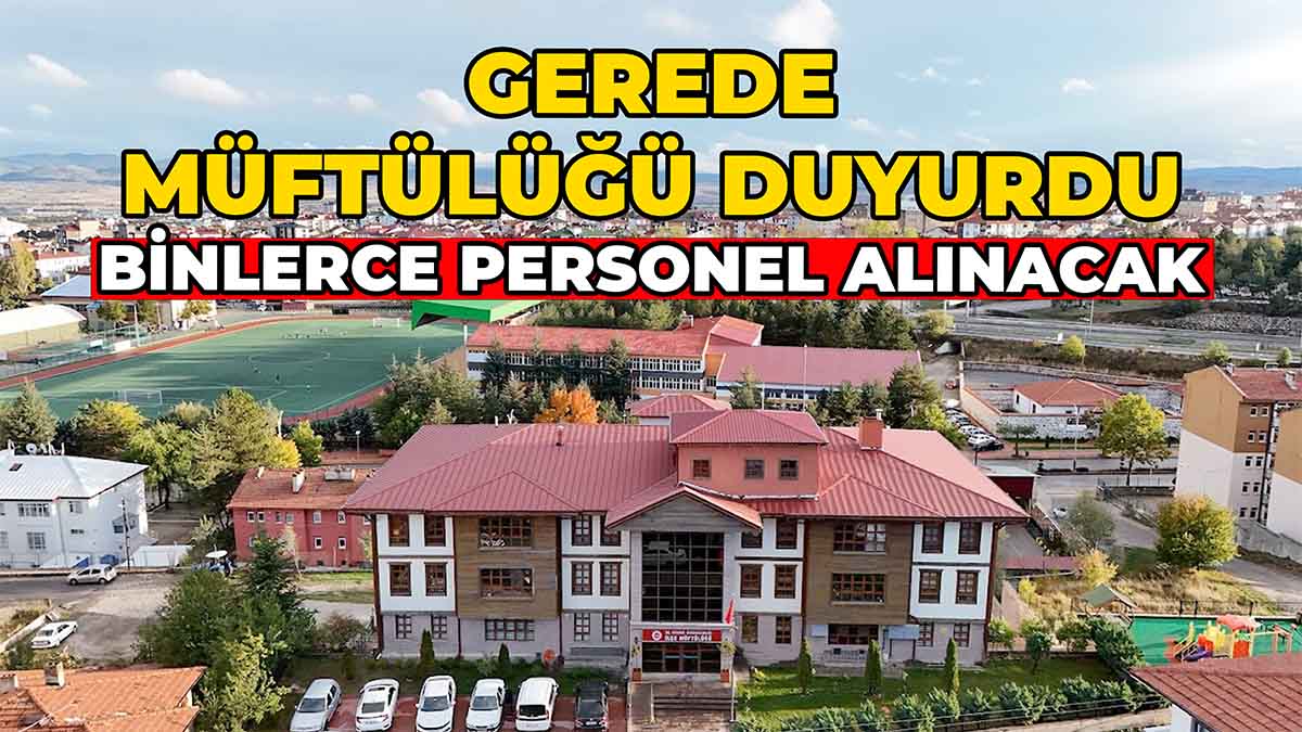 Binlerce Personel Alınacak