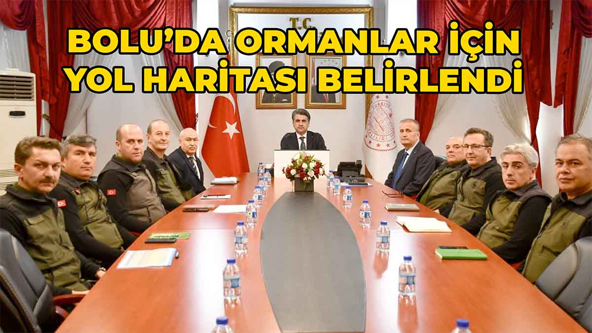 Bolu’da Ormanlar İçin Yol Haritası Belirlendi