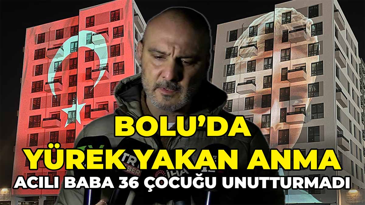 Bolu’da Yürek Yakan Anma