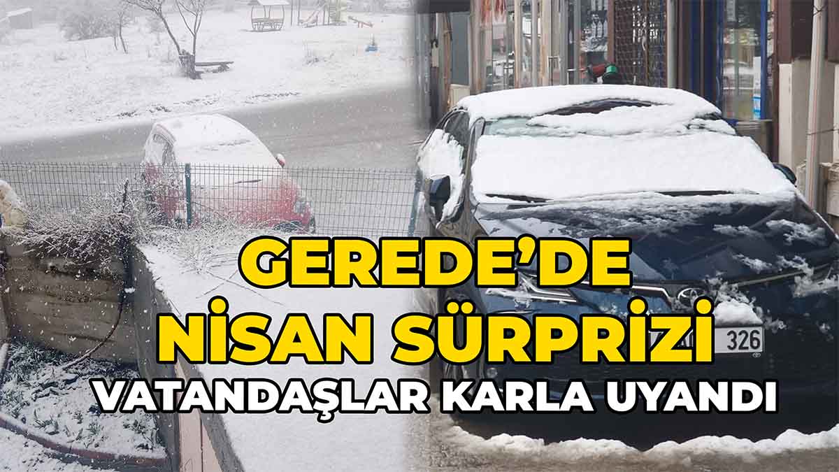 Gerede’de Nisan Sürprizi