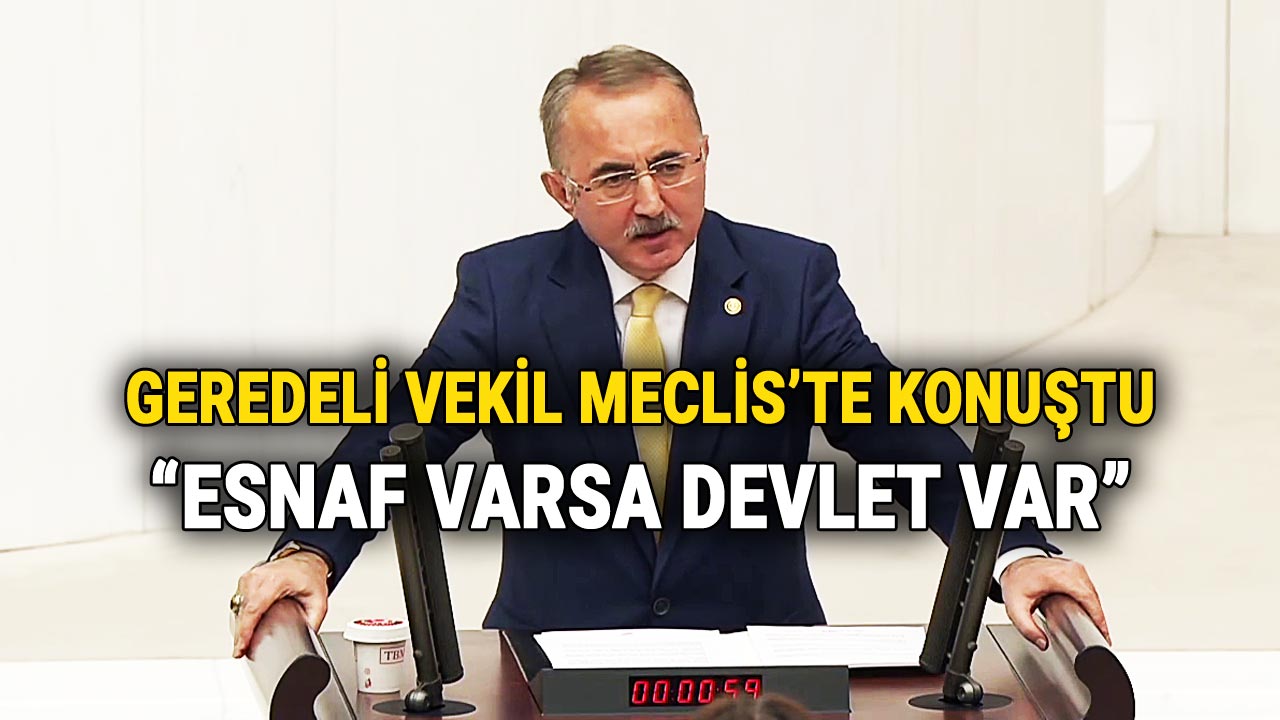 Geredeli Vekil Meclis'te Konuştu, Yüksel Coşkunyürek