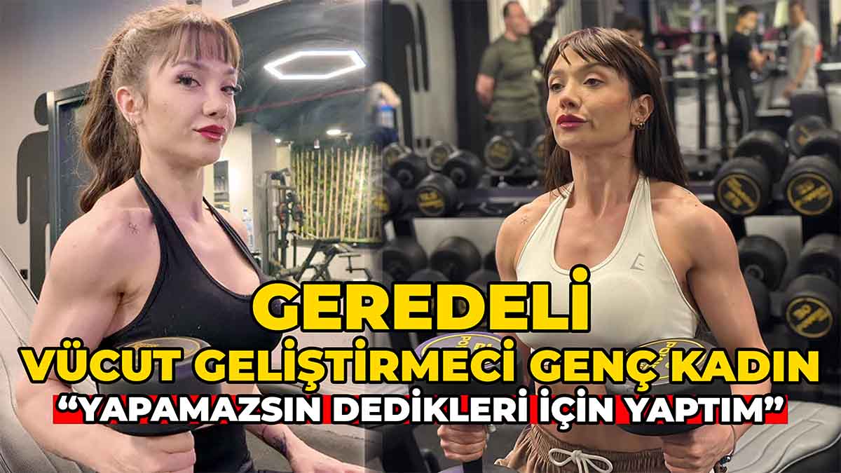 Geredeli Vücut Geliştirmeci Genç Kadın