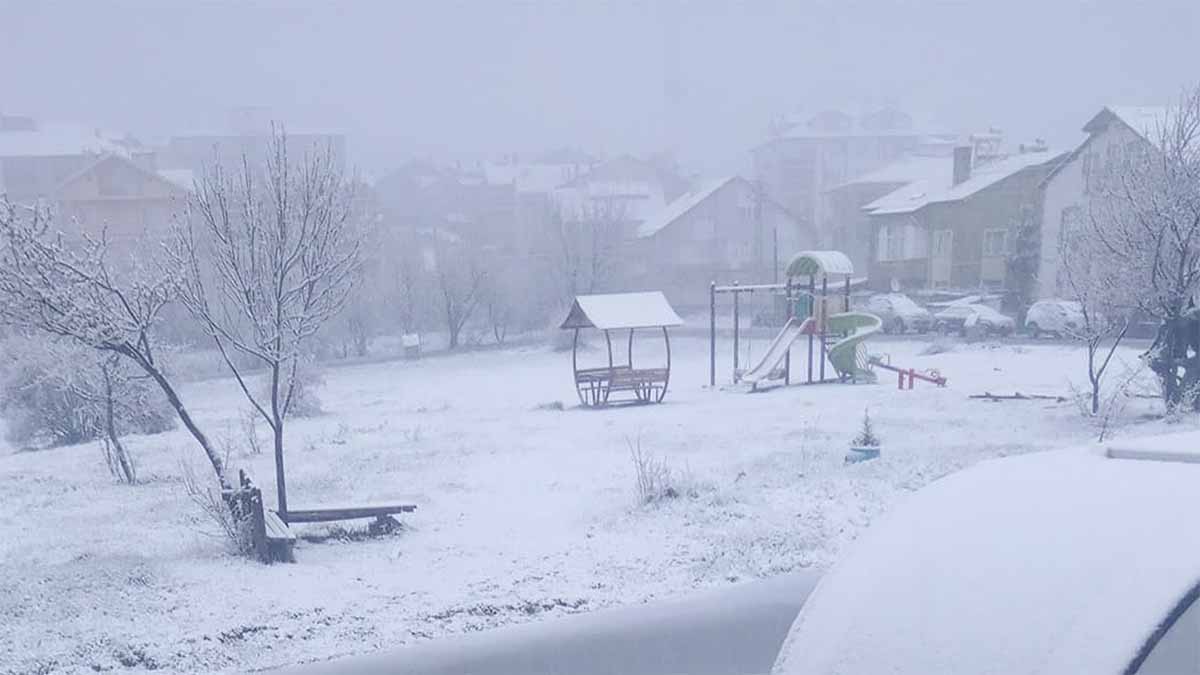 Gerede’ye Kar Yeniden Geldi2