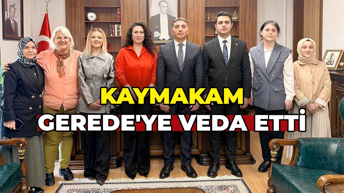 Kaymakam Gerede'ye Veda Etti