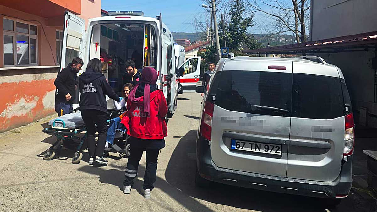 Zonguldak Ereğli’de Elektrikli Şofben Alev Aldı