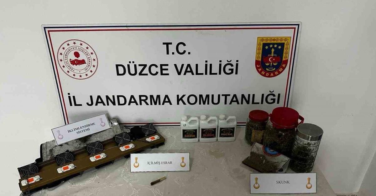 duzce iklimlendirme sistemiyle uyusturucu uretenlere baskin WYA27Qe7.jpg