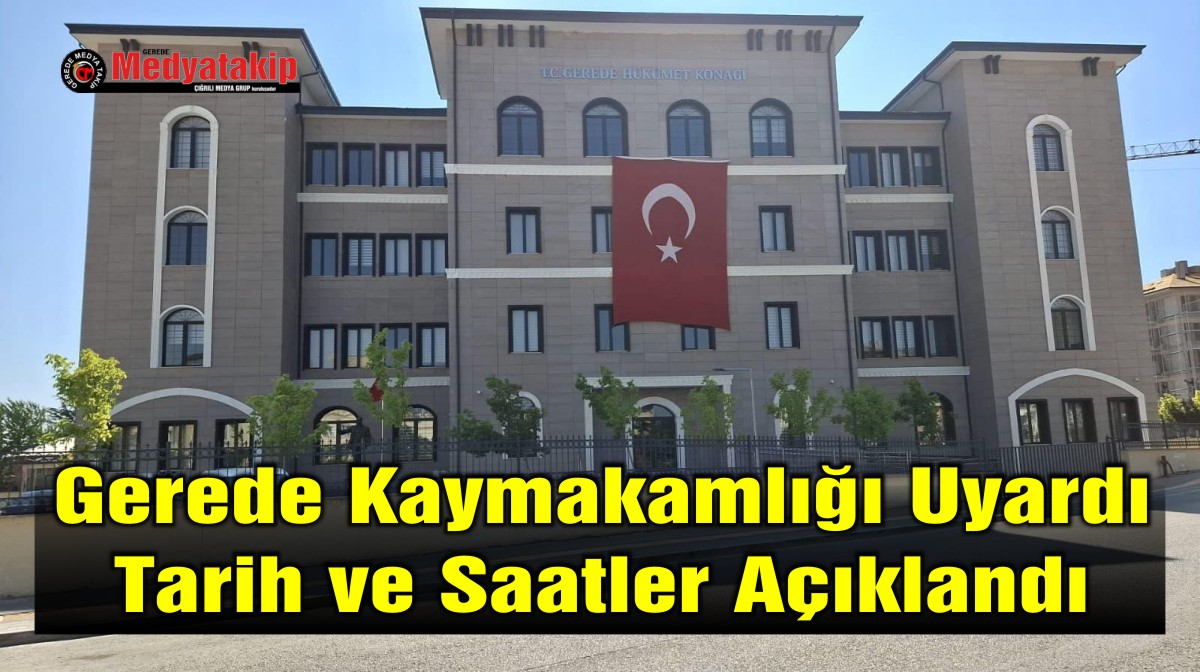 gerede kaymakamlığı