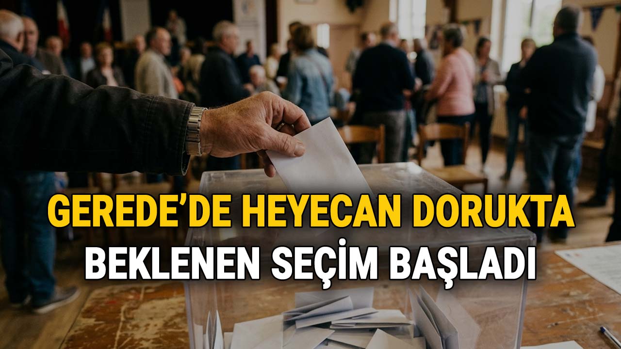 gerede tarım kredi seçimi başladı