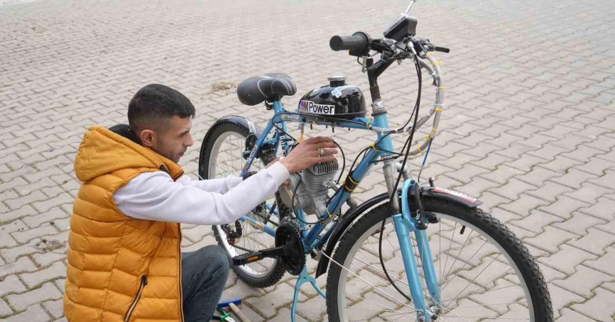 kastamonuda genc mucit bisikleti mobilete cevirdi fcvd3XvT.jpg