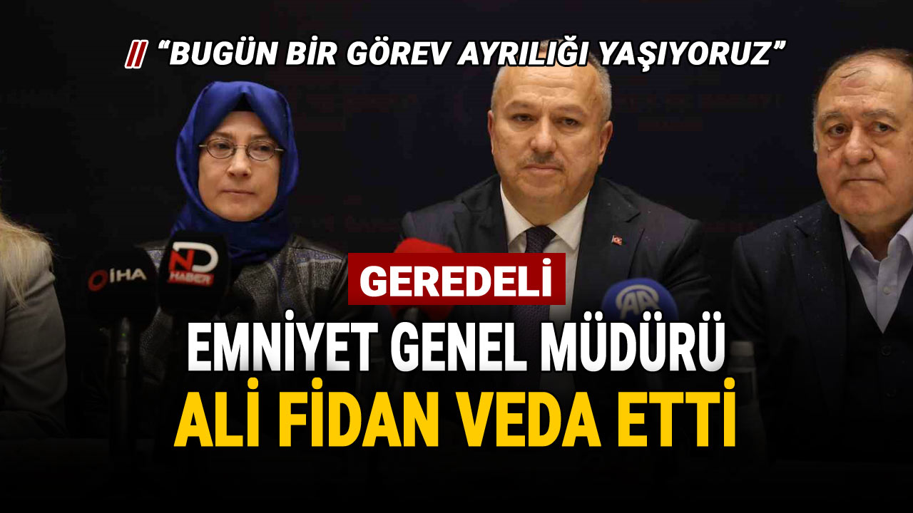 Ali Fidan veda programı