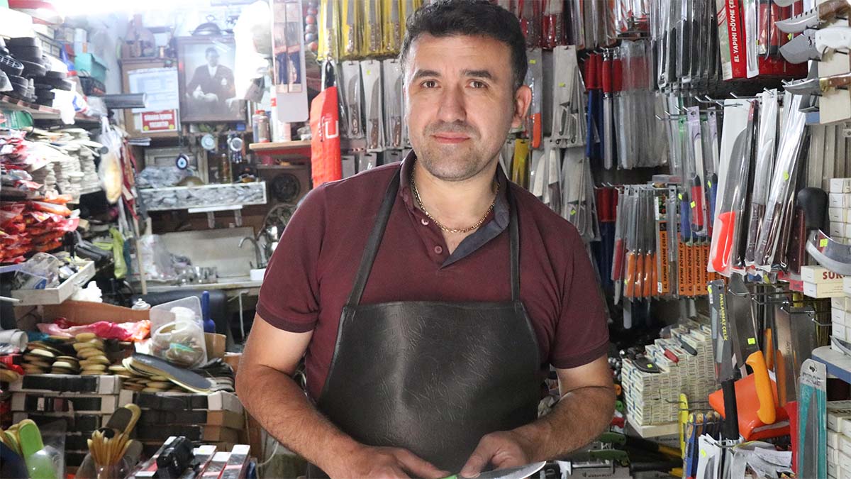 Bolu’da Bayram Öncesi Bıçakçılarda Yoğunluk2