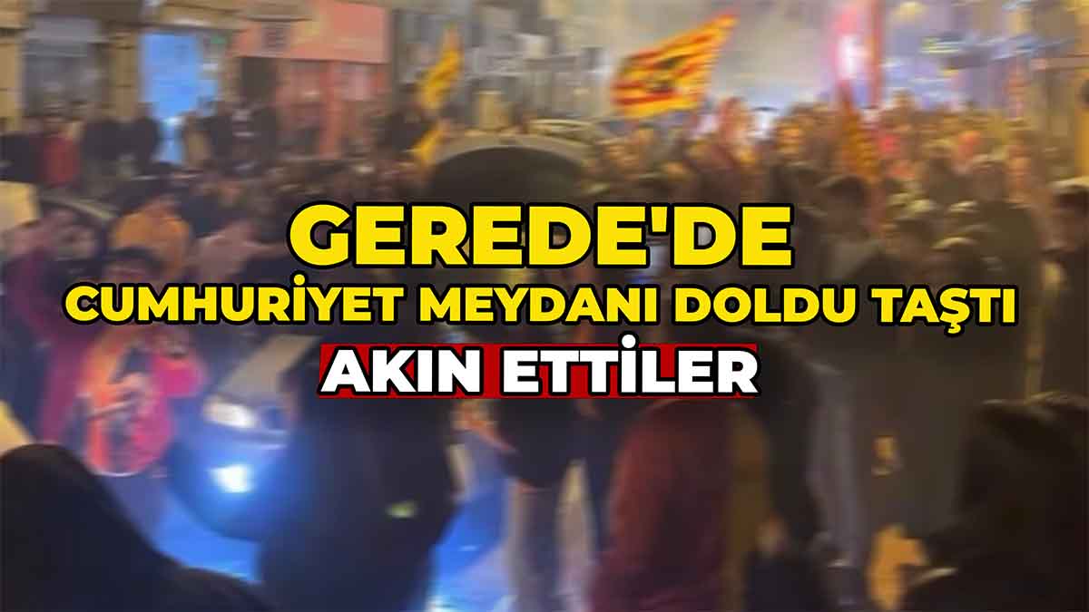Cumhuriyet Meydanı Doldu Taştı