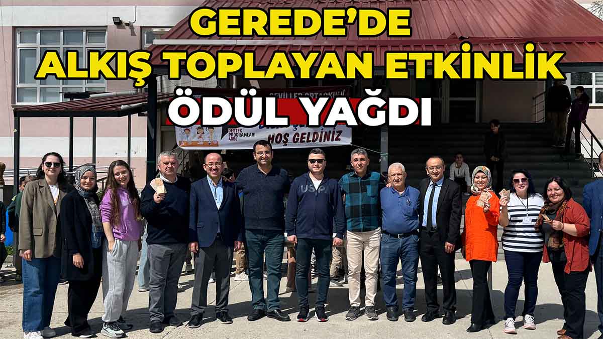 Gerede’de Alkış Toplayan Etkinlik