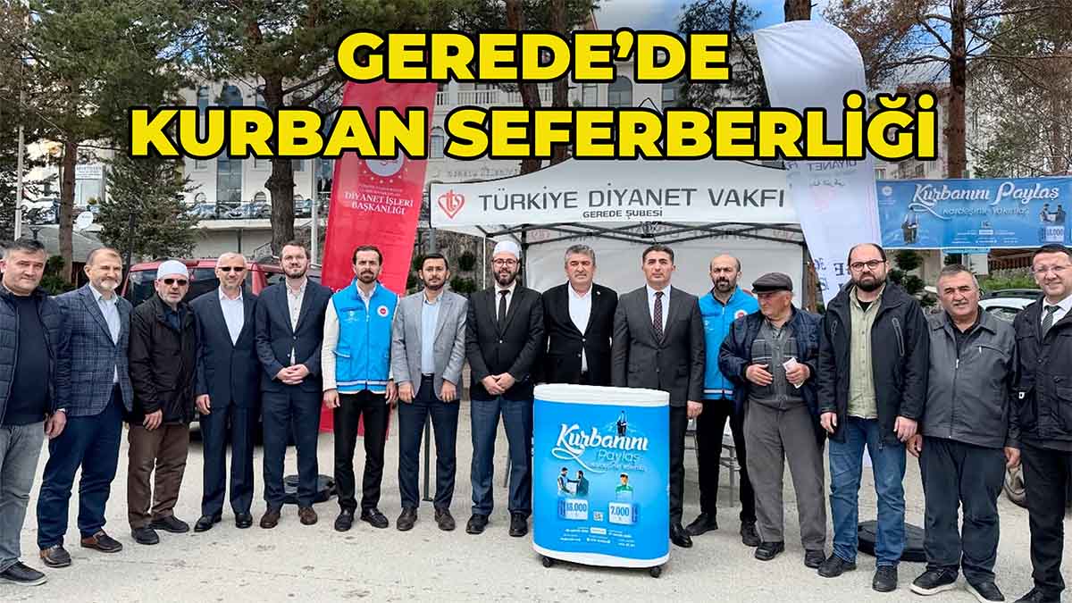 Gerede’de Kurban Seferberliği Başladı