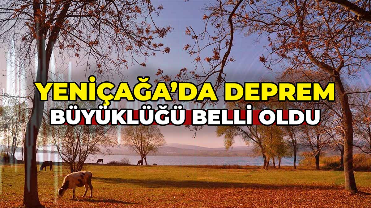 Yeniçağa Deprem