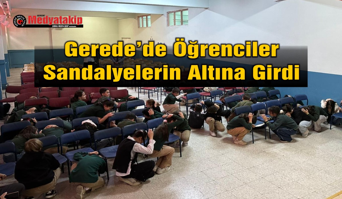 afad tatbikat gerede