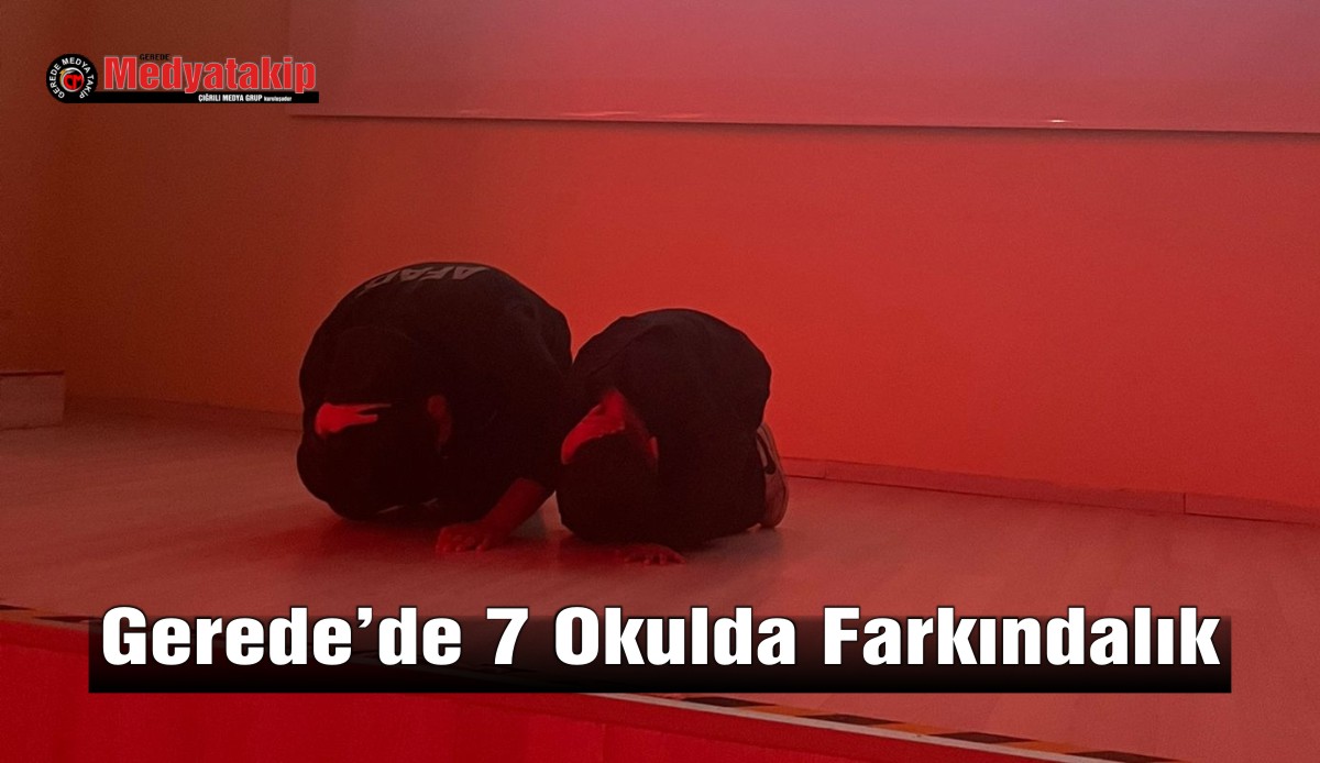 gerede afet eğitim