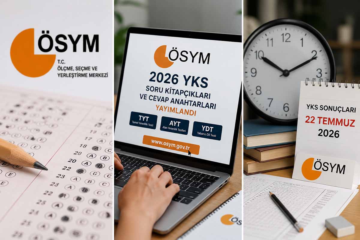 2026 YKS Soru Kitapçıkları ve Cevap Anahtarları Yayımlandı! TYT, AYT ve YDT Soruları Erişime Açıldı 2026 YKS soru kitapçıkları ve cevap anahtarları yayımlandı. TYT, AYT ve YDT oturumlarına ait soru ve cevaplar ÖSYM tarafından erişime açıldı. İşte detaylar ve sorgulama linkleri.