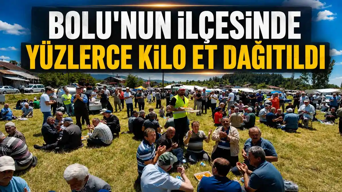 Bolu Mudurnuda Yüzlerce Kilo Et Dağıtıldı 2026
