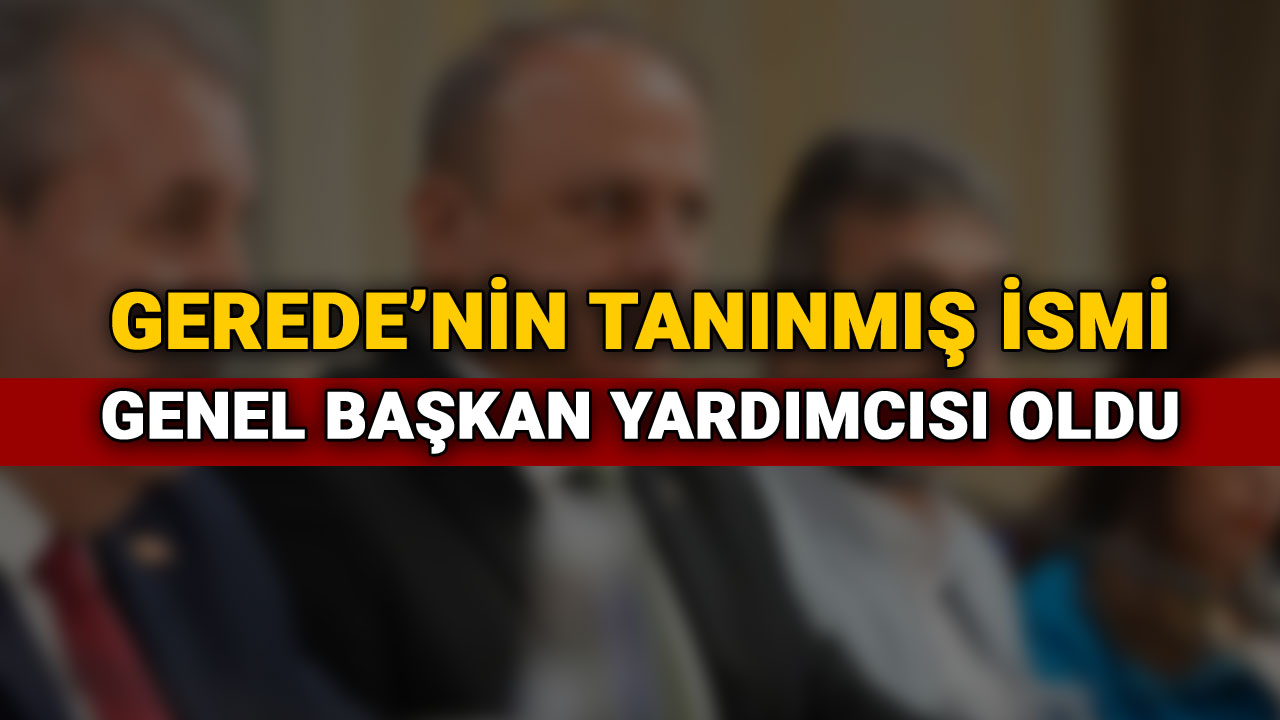Emin Serin, bbp genel başkan yardımcısı oldu