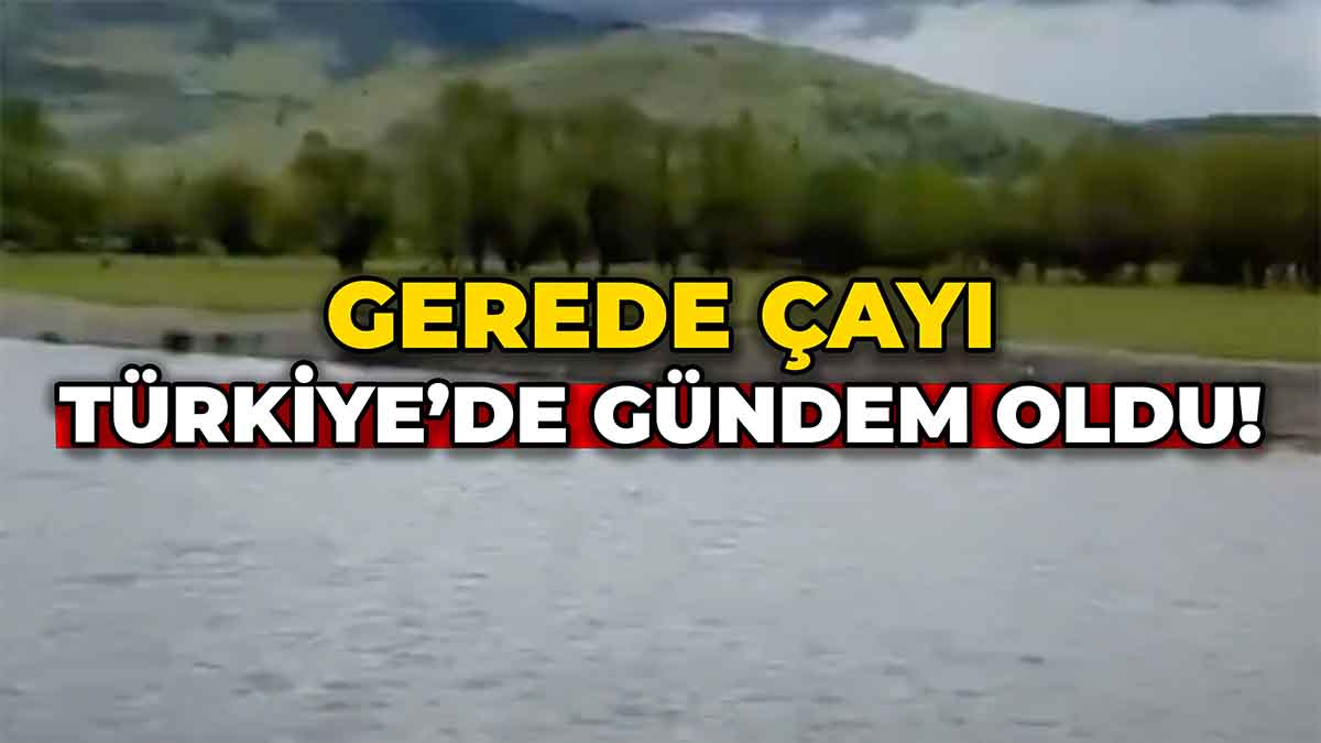 Gerede Çayı Türkiye'de Gündem Oldu