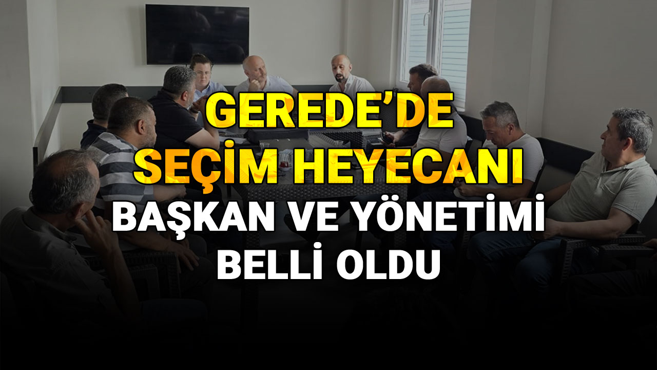 Gerede kooperatif seçimi