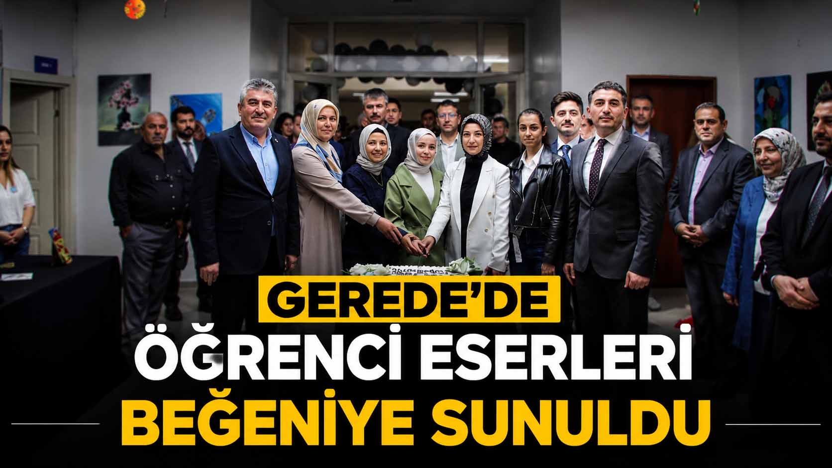Gerede’de Öğrenci Eserleri Beğeniye Sunuldu